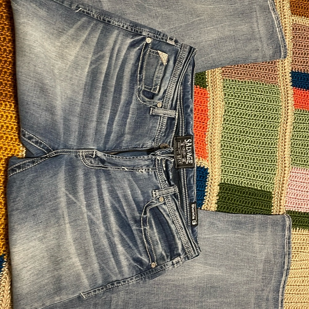 Salvage buckle men’s jeans 34s. Used good condition